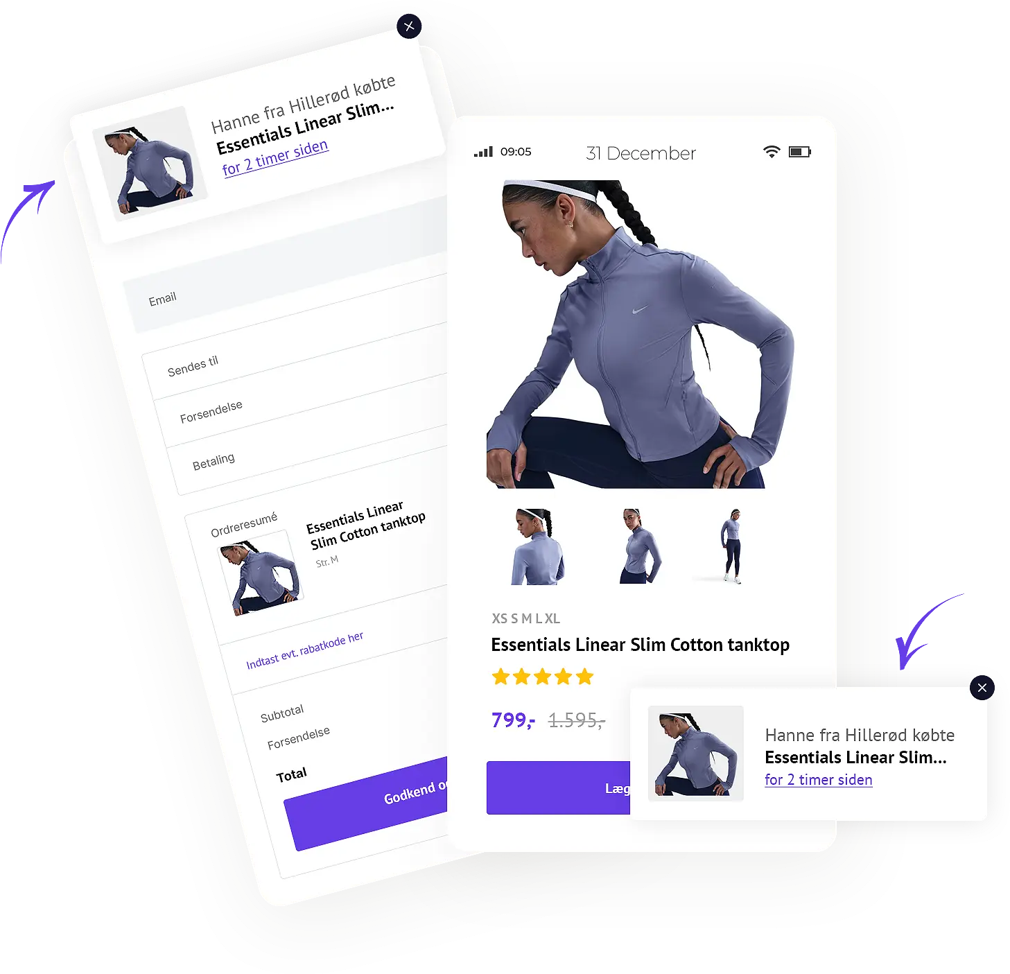 SalesBooster widget til Webshop